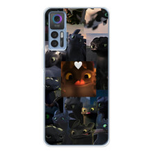 Чехол как приручить дракона на TCL 30 Plus – Дракон коллаж