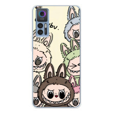 Чехол с Лабубу на TCL 30 Plus – Коллаж Лабубу