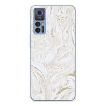 Мраморный чехол на TCL 30 Plus (VPrint) (Белый мрамор)