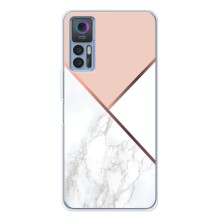 Мраморный чехол на TCL 30 Plus (VPrint) (Тройной мрамор)