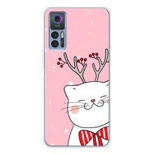 Новогодние Чехлы для 30 Плюс (VPrint) (Зимний кот)