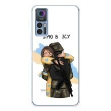 Патриотический Чехол для TCL 30 Plus (Верим в ЗСУ)