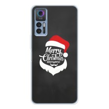 Рождественские Чехлы для TCL 30 Plus (VPrint) (Санта Крисмас)