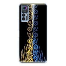 Силиконовый Чехол на TCL 30 Plus – Патриотическая вышиванка