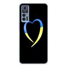 Силиконовый Чехол на TCL 30 Plus (Я-Украина) – Украинское сердце