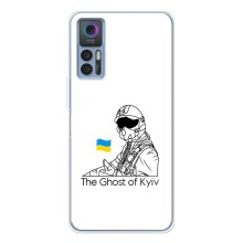 Защитные чехлы (Призрак Киева) для TCL 30 Plus (AlphaPrint) (Летчик Киева)