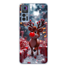 Яскравий чохол для TCL 30 Plus з Зимові Оленята (Олень серед подарунків)