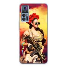 ЗСУ Чехлы (TPU) для TCL 30 Plus – Женщина солдат