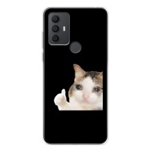 Бампер з принтом Меми для TCL 30 SE (Кіт у сльозах)