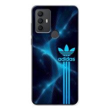 Чохли Адидас для TCL 30 SE (AlphaPrint) (Синій Адідас)