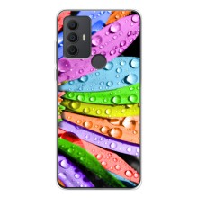 Чехлы (ART) Цветы на TCL 30 SE (VPrint) (Семиквітка)