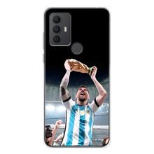 Чехлы Лео Месси Аргентина для TCL 30 SE – Счастливый Месси
