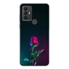 Чехлы с принтом Розочки для TCL 30 SE – Ночная роза