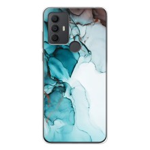 Чохол для 30 СЕ - з принтом (Дизайнерські) (AlphaPrint) (Бірюзовий мрамор)
