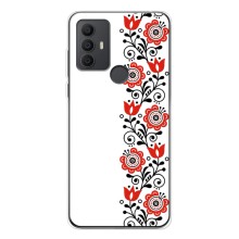 Чохол для Патріота України TCL 30 SE - (AlphaPrint) (Яскрава вишиванка)