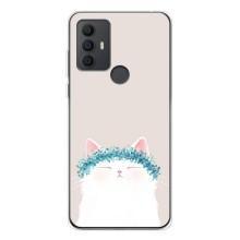 Чохол на тематику: Коти для TCL 30 SE – Білий котик
