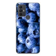 Чехол с изображением  вкусной еды для TCL 30 SE – Голубика
