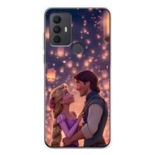 Чехол Рапунцель для TCL 30 SE (Принцесса и принц)