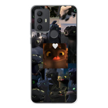 Чохол як приборкати дракона на TCL 30 SE – Дракон колаж