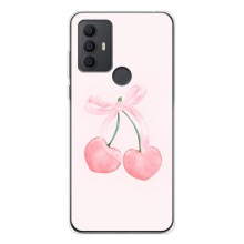 Чохол з розовим принтом для TCL 30 SE (Рожеві вишні)