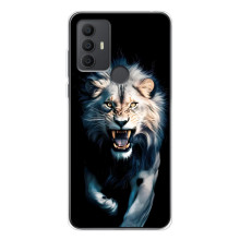 Чехол с картинкой «Хищники» для TCL 30 SE – Лев
