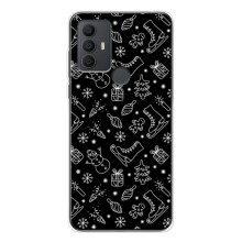 Новорічні, Святкові Чохли для TCL 30 SE - 2024 год (Новорічний фон)