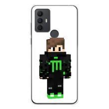 Чохли для TCL 30 SE (Персонажі МайнКрафт) – Зелений хлопчик