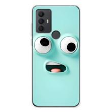 Силиконовые Чехлы (смешные стикеры) для TCL 30 SE – мордочка