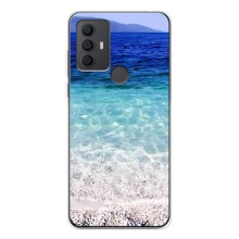 Силіконовий чохол з КАРТИНКАМИ літо для TCL 30 SE (AlphaPrint) (Море)