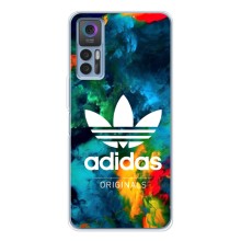 Чехлы Адидас для TCL 30 (AlphaPrint) (Яркий Адидас)