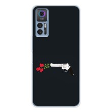 Чехлы (ART) Цветы на TCL 30 (VPrint) (Неожиданные цветы)