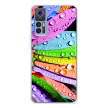 Чехлы (ART) Цветы на TCL 30 (VPrint) (Семицветик)