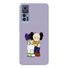 Чехлы для TCL 30 - Bearbrick Louis Vuitton (PREMIUMPrint) (Дружба Беарбрик)