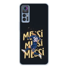 Чехлы для TCL 30 (Leo чемпион) (AlphaPrint) (Messi ПСЖ)