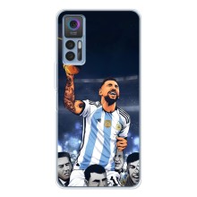 Чехлы для TCL 30 (Leo чемпион) (AlphaPrint) (Месси с кубком)
