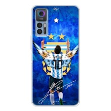 Чехлы для TCL 30 (Leo чемпион) (AlphaPrint) (Месси сборная)