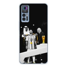 Чехлы для TCL 30 (Leo чемпион) (AlphaPrint) (Месси в накидке)