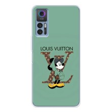 Чехлы Луи Витон для TCL 30 (AlphaPrint - LOUIS VUITTON) (Микки Маус LV)