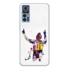 Чехлы Месси для TCL 30 (AlphaPrint) (Messi Barca)