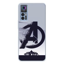 Чехлы с героями Марвел TCL 30 (VPrint) (Команда А)