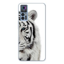 Чехлы с картинками животных TCL 30 (Белый Тигр)