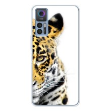 Чехлы с картинками животных TCL 30 (Леопард)