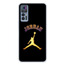 Чехлы для TCL 30 - с картинкой JORDAN (AlphaPrint) (Jordan Gold)