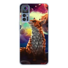 Чехлы с картинкой Лисички для TCL 30 (VPrint) (Лисица в космосе)