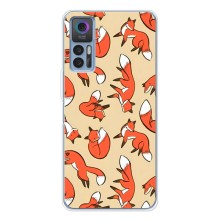 Чехлы с картинкой Лисички для TCL 30 (VPrint) (Лисички)