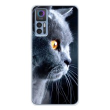 Чехлы с Котиками для TCL 30 (VPrint) (Серый Кот)