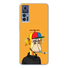 Чехлы с Обезьянами NFT для TCL 30 (AlphaPrint) (Скучающая Обезьяна NFT)