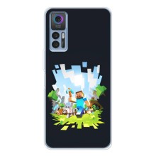 Чехол Майнкрафт на TCL 30 (AlphaPrint) Minecraft (персонажи Minecraft)