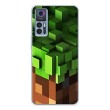 Чехол Майнкрафт на TCL 30 (AlphaPrint) Minecraft (текстура Майнкрафт)
