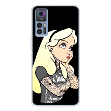 Чехол с печатью для TCL 30 - (Мода) (AlphaPrint) (Девочка в тату)